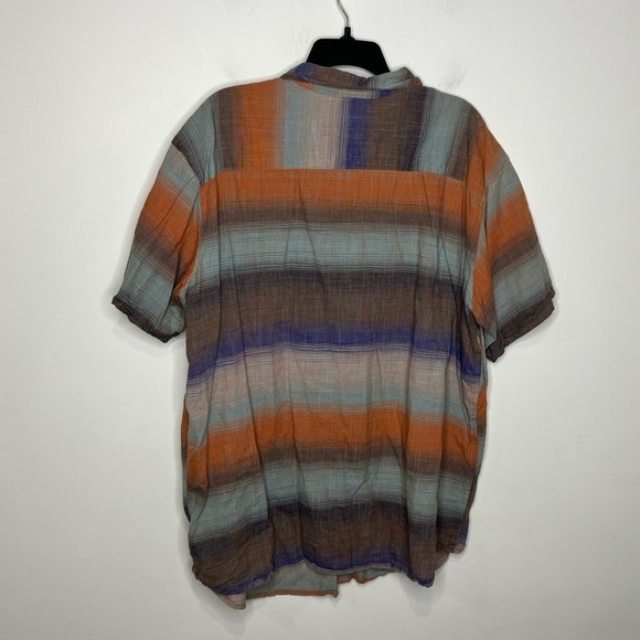 Columbia 100% cotton multicolored button down shirt regular fit mens size XXL - Picture 2 of 4